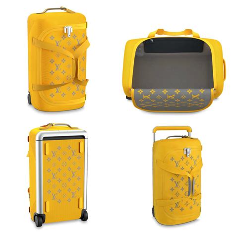 louis vuitton borsone horizon 55 giallo